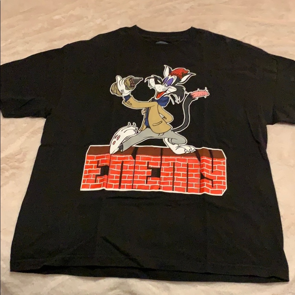 Black graphic tee